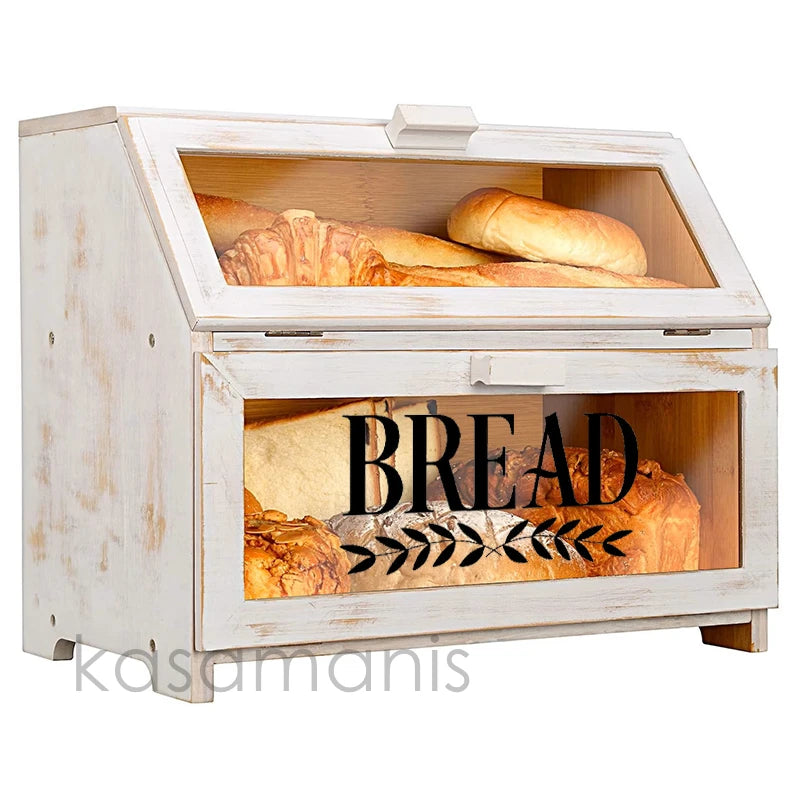 Bread Box Vinyl Sticker Bread Box Storage Label
