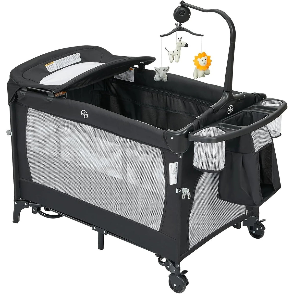 4-In-1 Baby Bed & Side-Sleeping Crib Baby Playpen