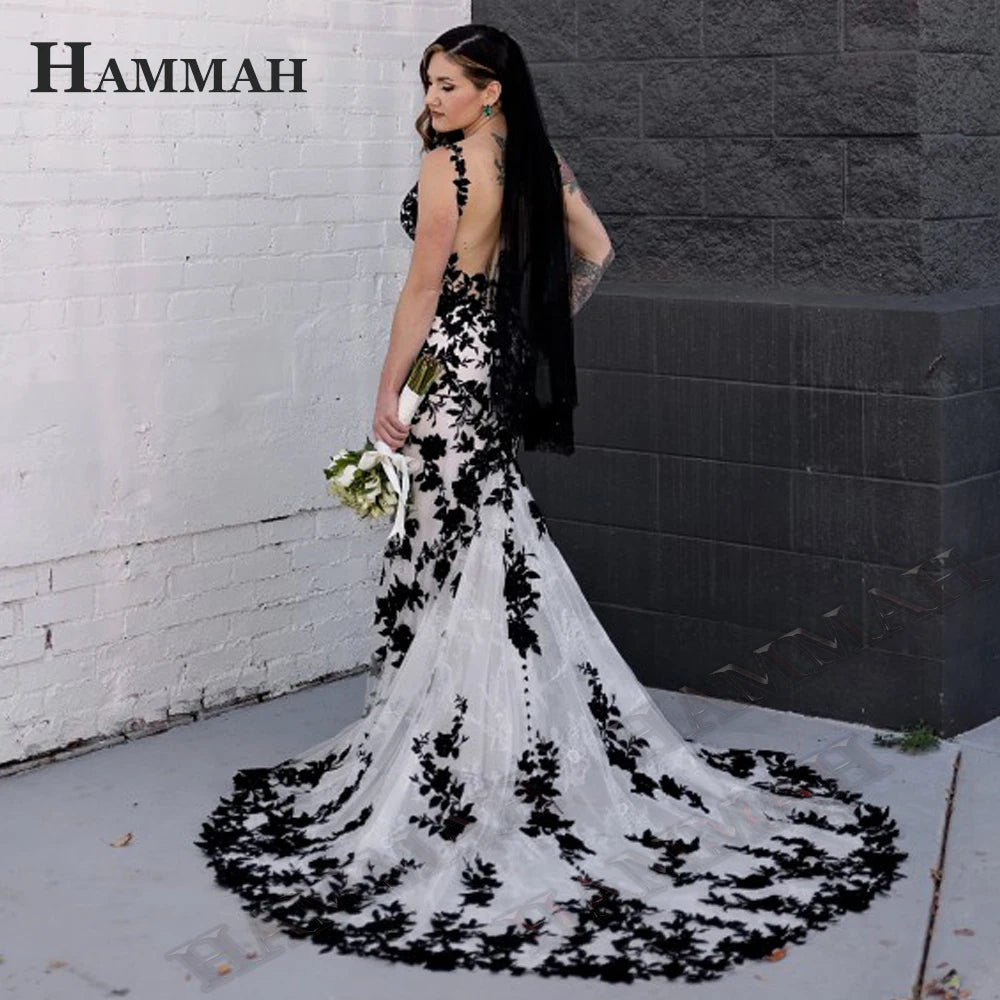 Modest Brush Train Wedding Dresses Brides Gown Tiered