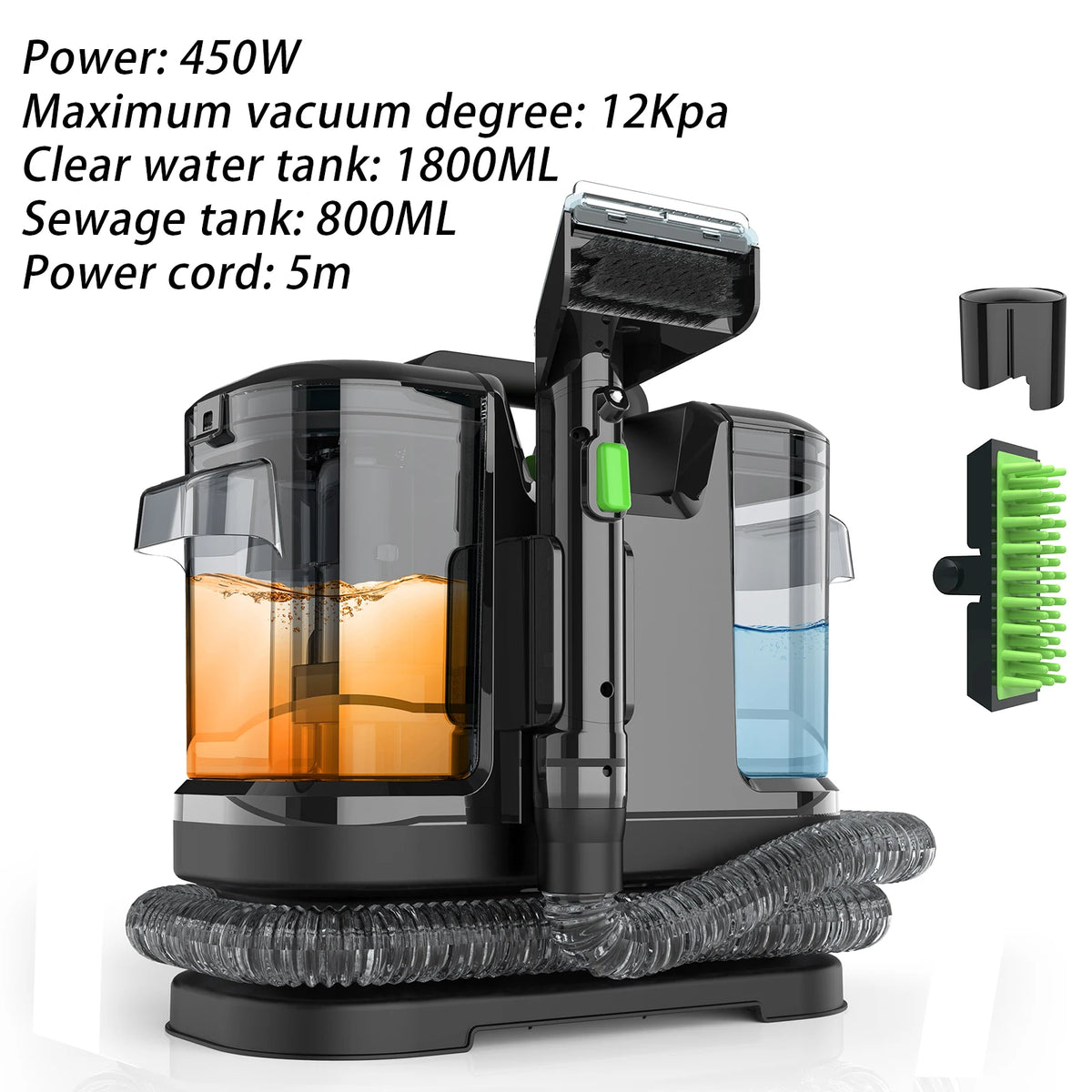 Wet Dry Vacuum Cleaner 15kpa Corded Sofa Carpet