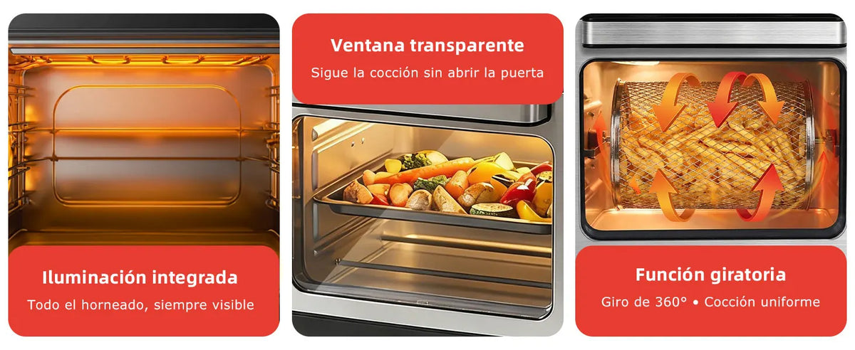12l Air Fryer Air Oven Dishwasher Safe Led