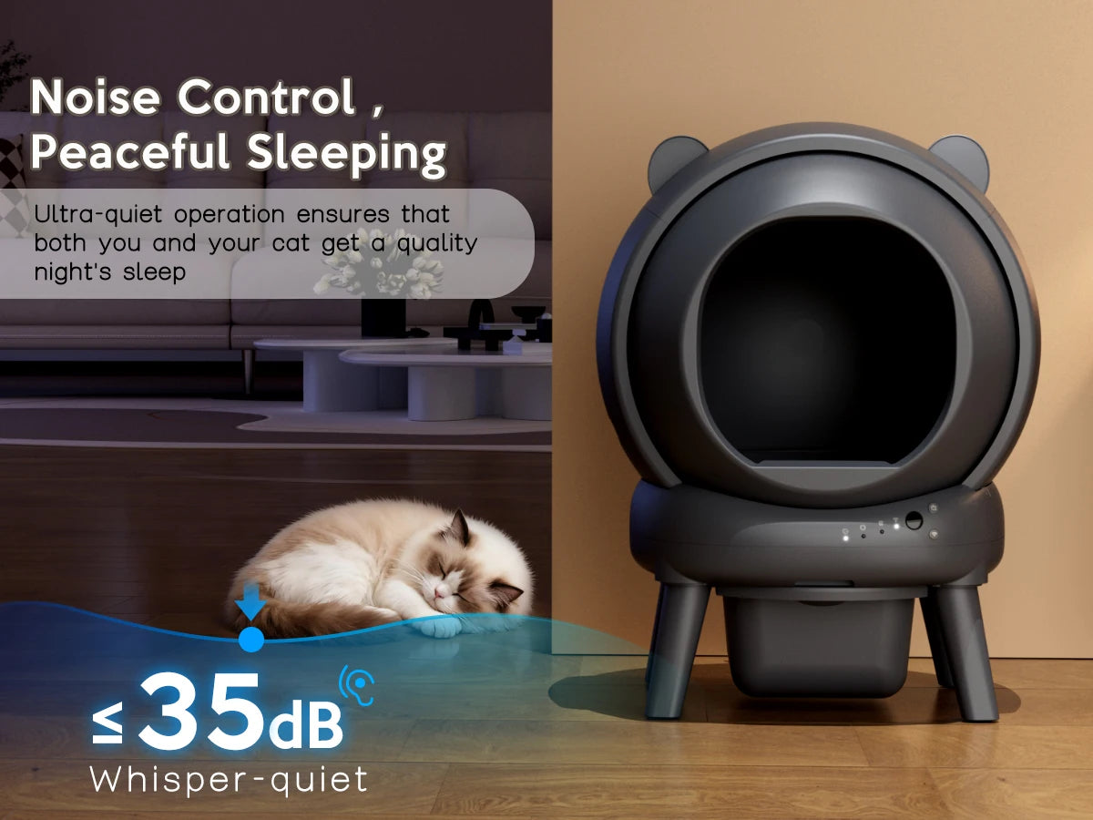 Cumridge Self-Cleaning Litter Box Is High-Performance Hygienic