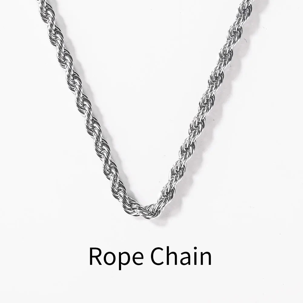 Uwin Custom Name Pendant Brush Cursive Letter Necklace