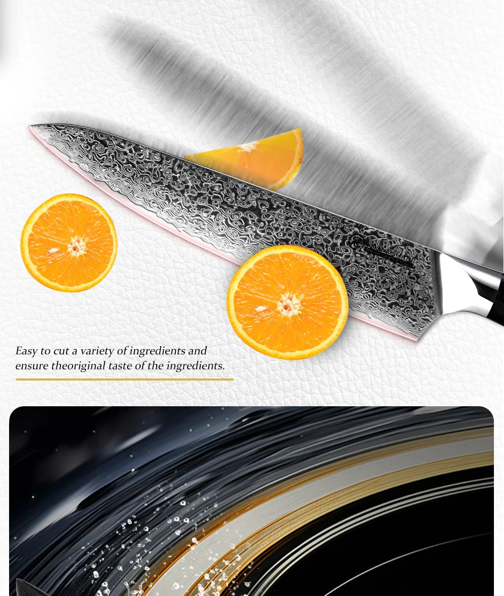 Damascus Chef Knife Japanese Damascus Steel Japanese Kiritsuke