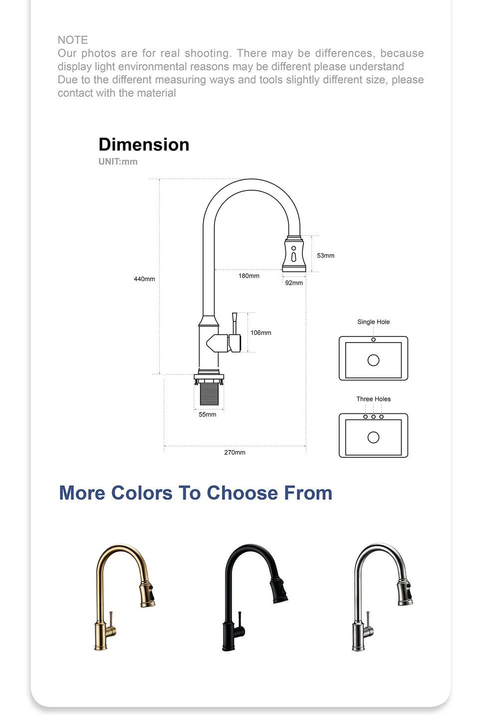 Touch Sensor Faucet Smart Control Mixer Tap Pull