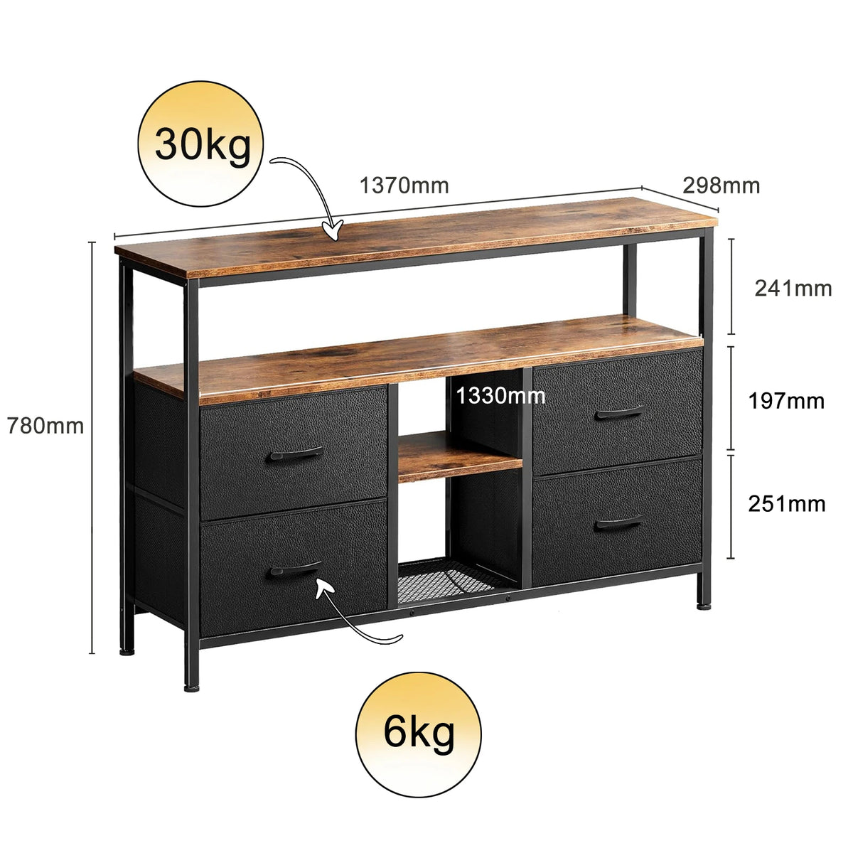 Tv Cabinet Storage Cabinet Led Lighting Chests Of