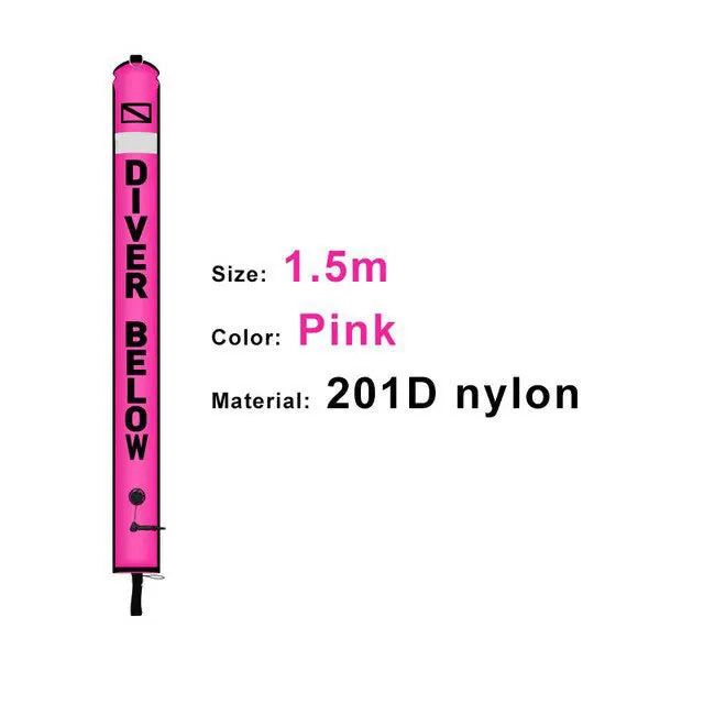 2m/1 5m/1 8m Scuba Diving Colored Buoy -