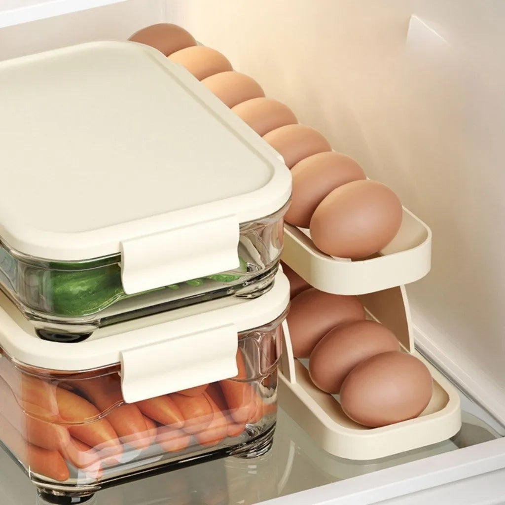 Floors Automatic Egg Dispenser Countertop Cooler Organizer