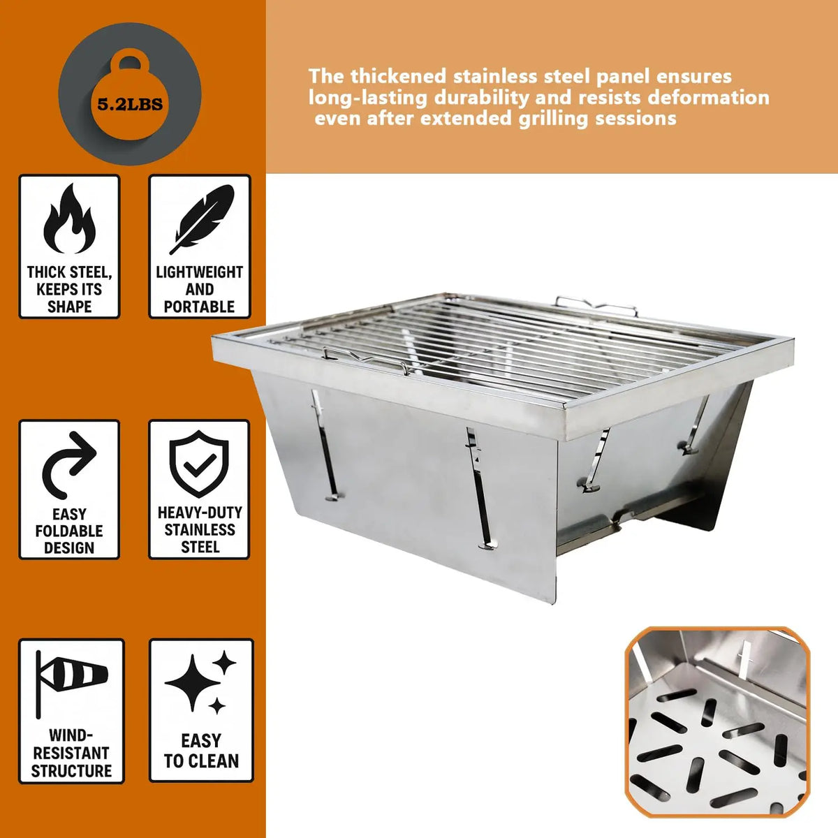 Pandatour Igt Outdoor Camping Stove High Firepower Folding