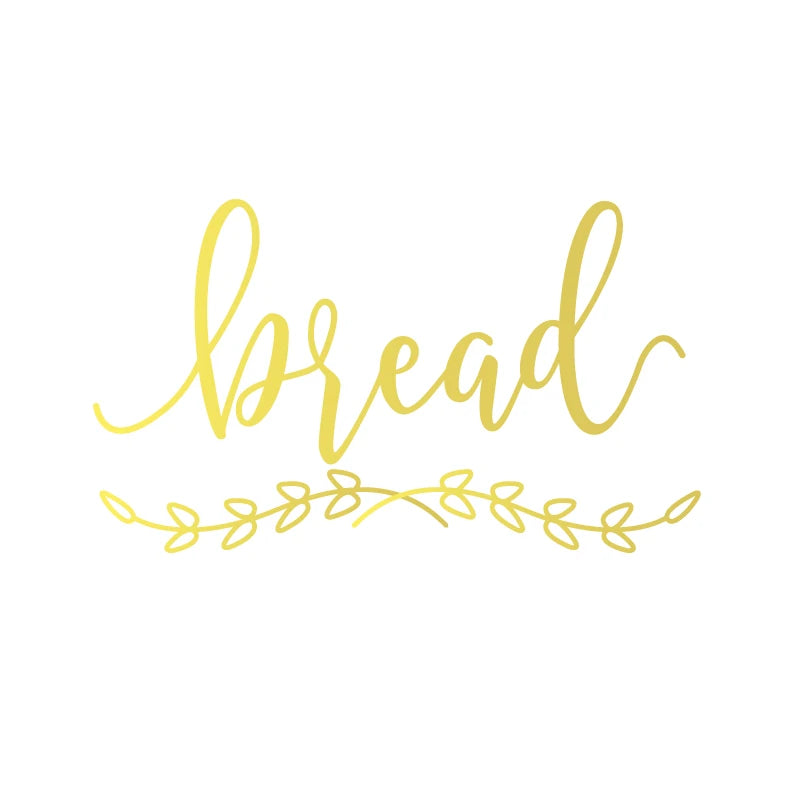 Bread Box Vinyl Sticker Bread Box Storage Label
