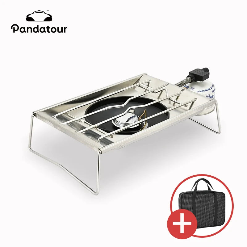 Pandatour Camping Igt Table Stove Windproof Stainless Steel