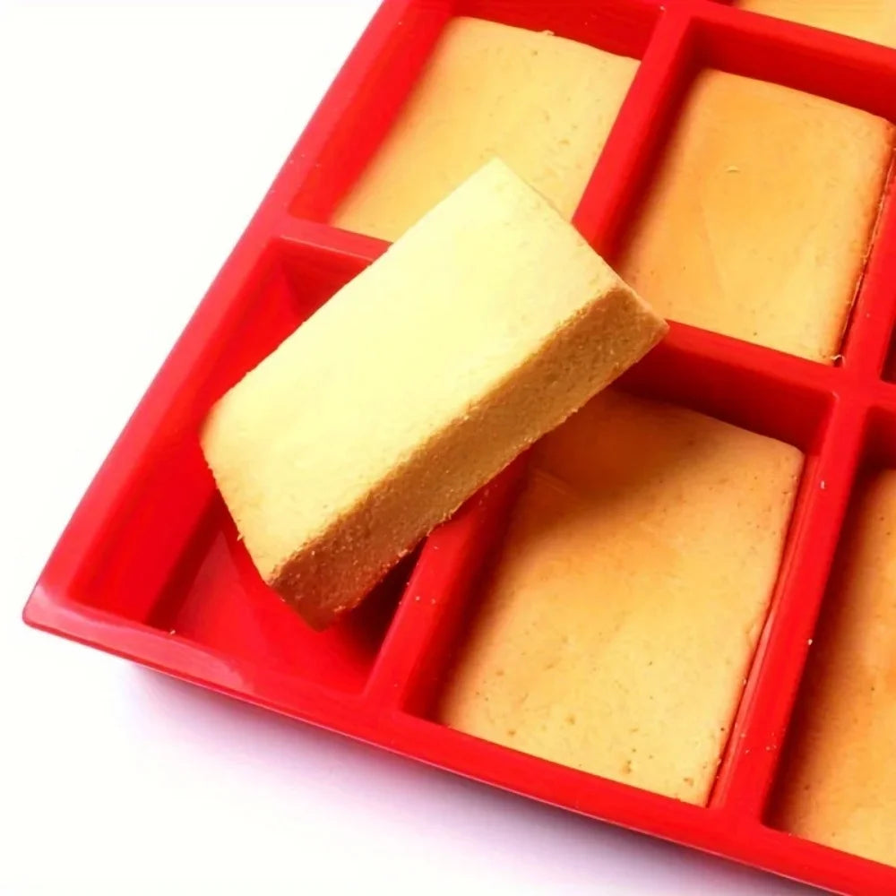 1/2pcs Silicone Mini Loaf Pan 9-Cavity Non-Stick Bread