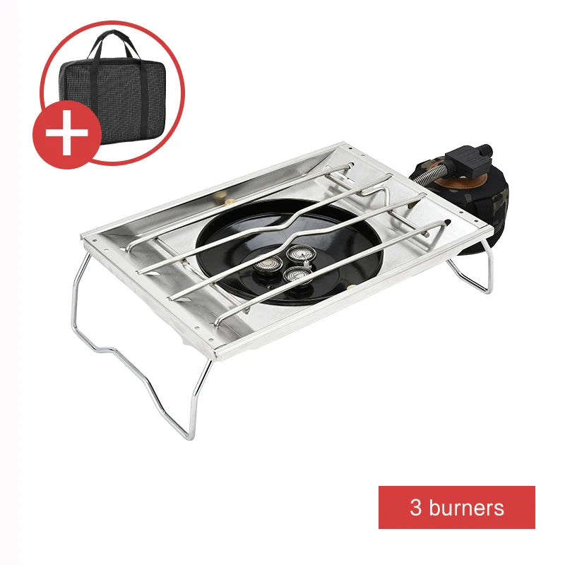 Pandatour Camping Igt Table Stove Windproof Stainless Steel