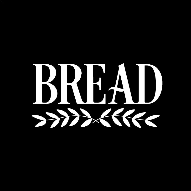Bread Box Vinyl Sticker Bread Box Storage Label