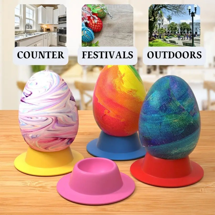Silicone Egg Holder Rack Holiday Decoration Party Decorations
