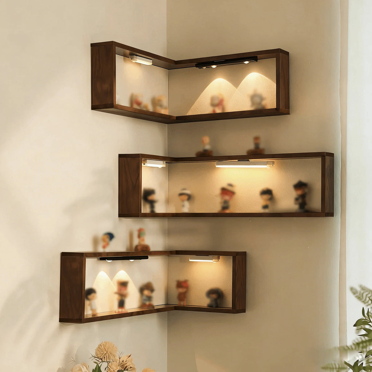 90 Degree Corner Wall Shelf Suspended Wall Decoration