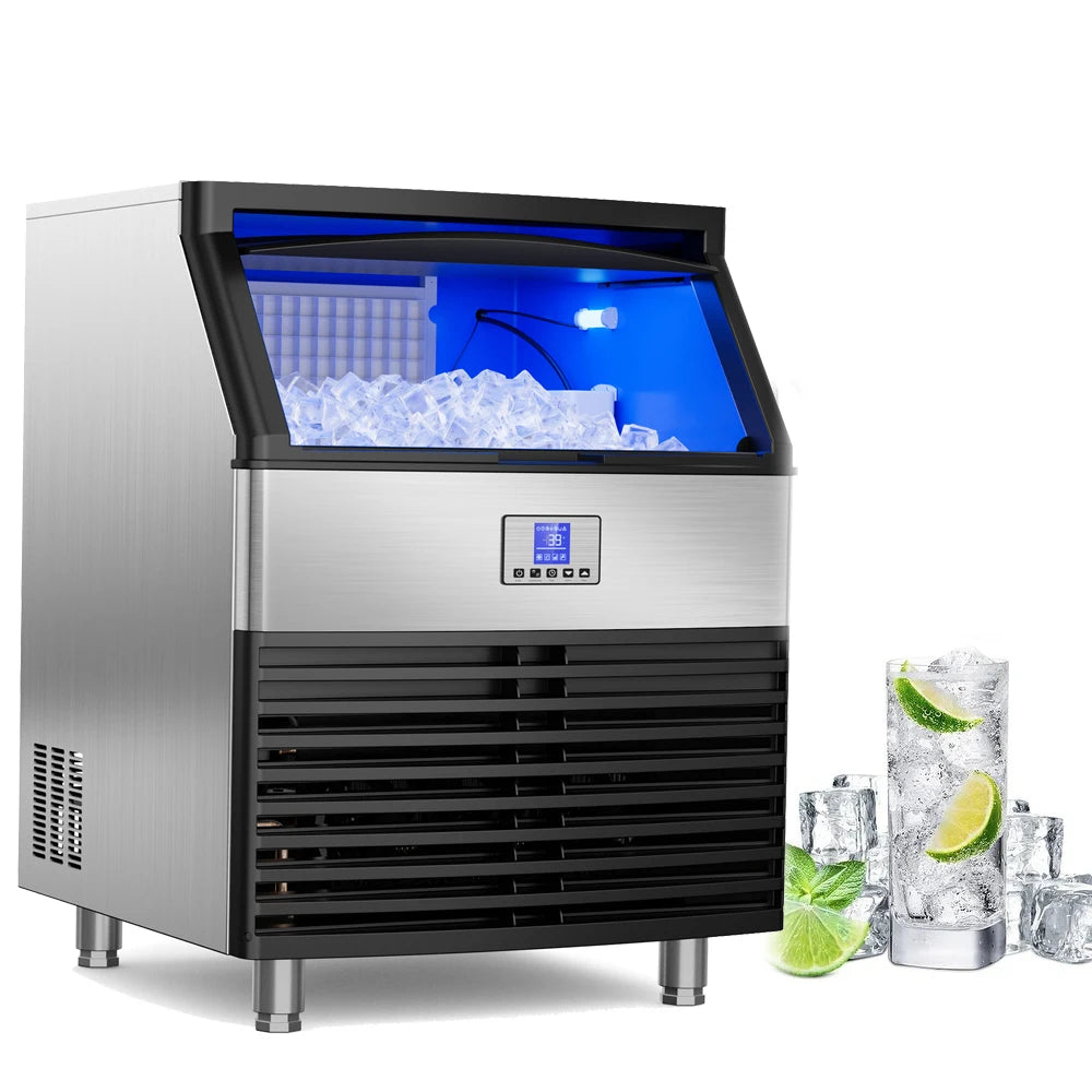 Commercial Ice Maker 450lbs/24h Ice Machine Commercial 120