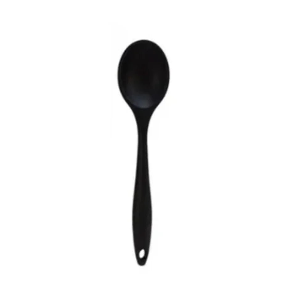 Black Silicone Spoons Cable Silicone Utensils Items