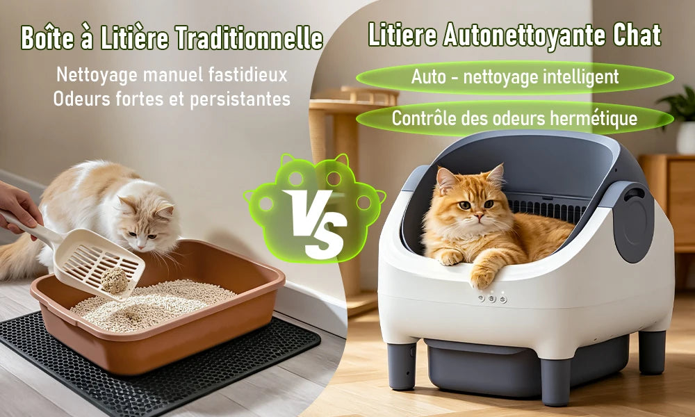 Mihtrov 76l Open Smart Cat Litter Box Fully