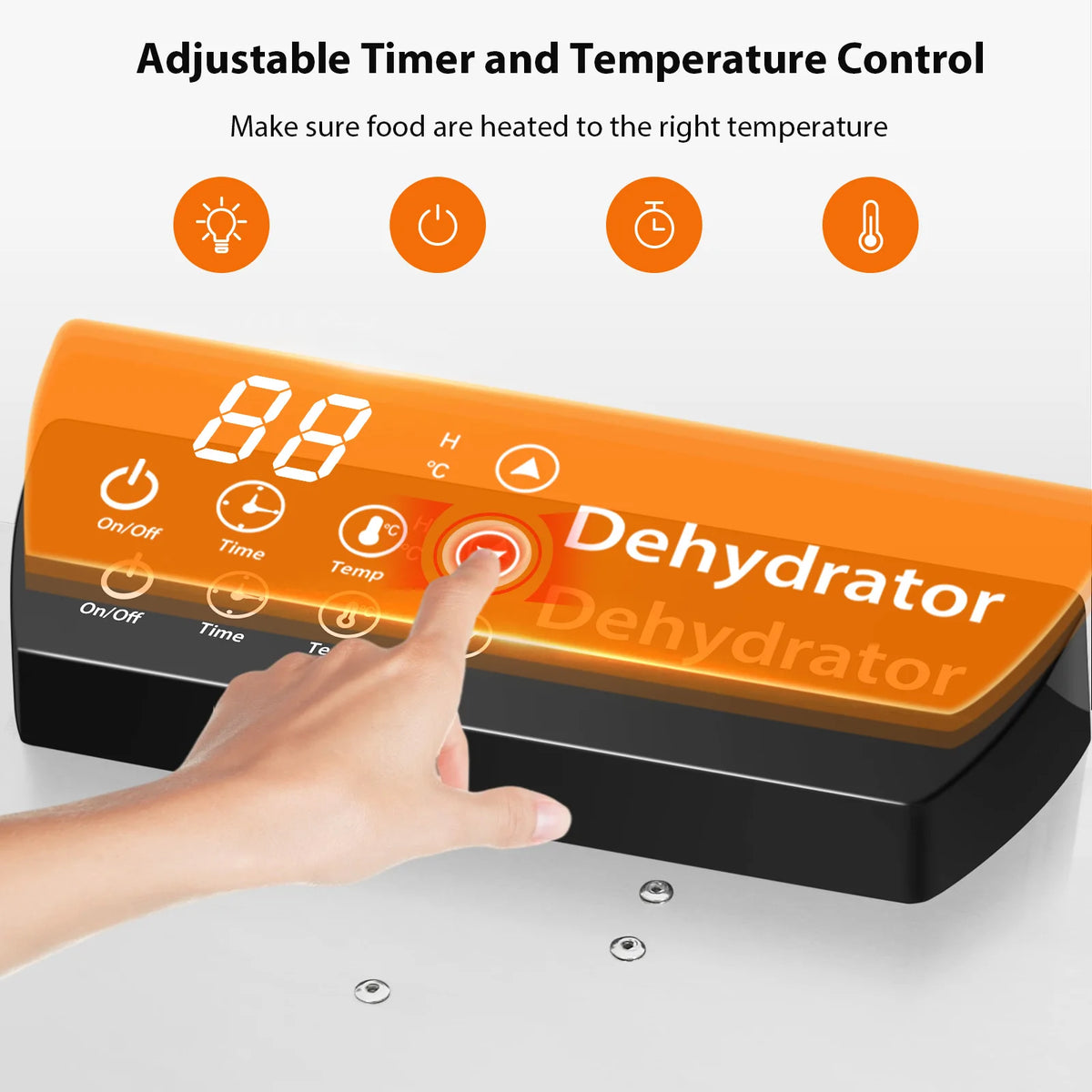 Commercial Grade Food Dehydrator Machine 110v 1500w Stainless