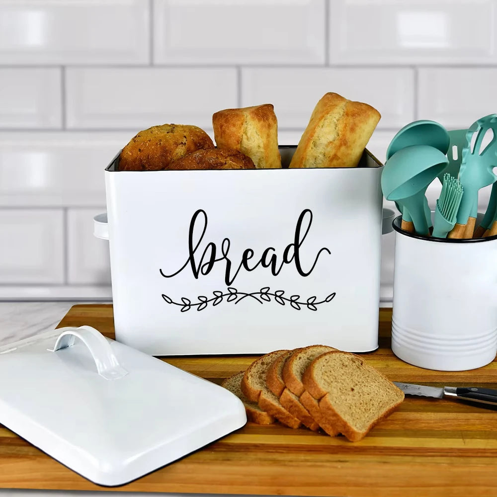 Bread Box Vinyl Sticker Bread Box Storage Label