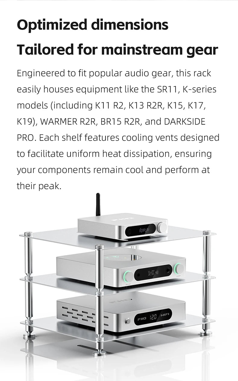 Fiio Modular Racking Hifi Audio Device Desktop Storage