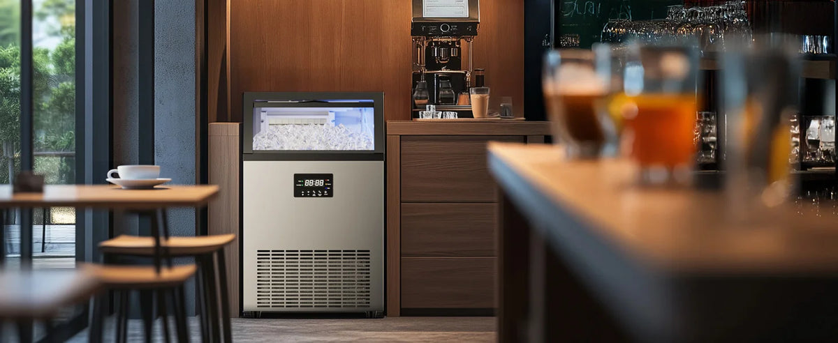 Commercial Ice Maker Machine Stainless Steel Under Counter