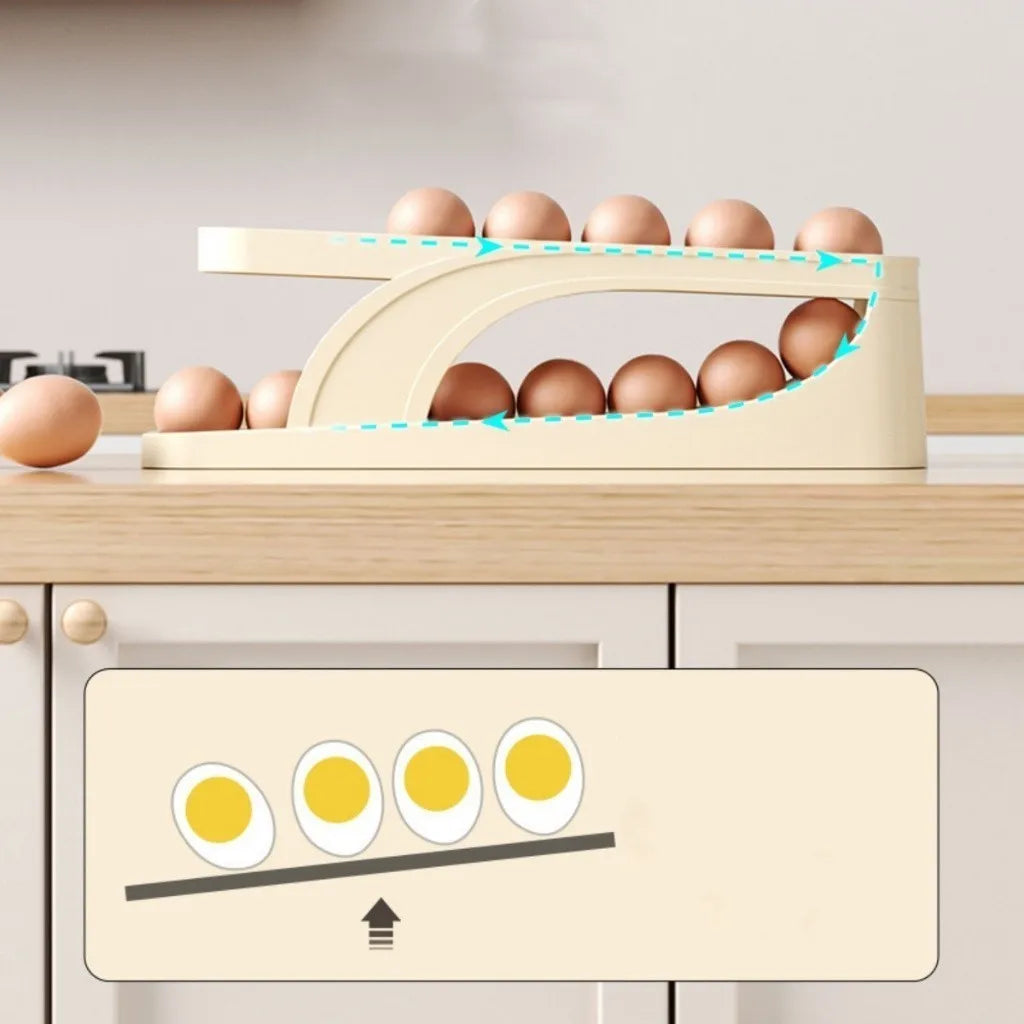 Floors Automatic Egg Dispenser Countertop Cooler Organizer