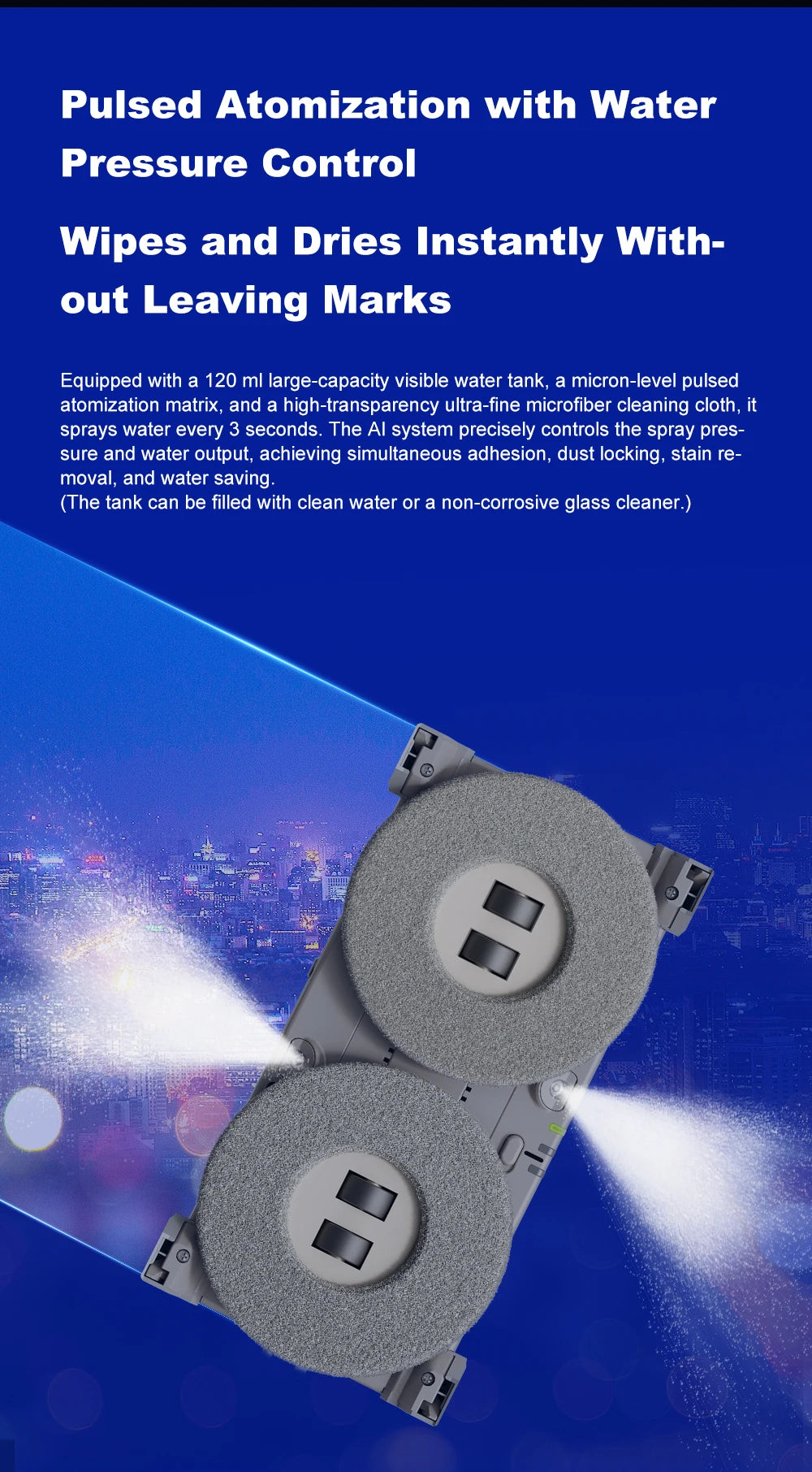 Window Cleaning Robot Liectroux G8 High-Speed Cleaning Double