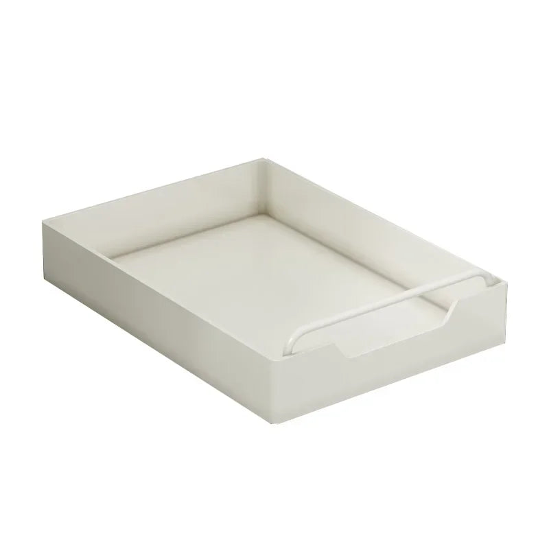 Storage Shelf Slide Rails Pull-Out Drawer Type Organizer