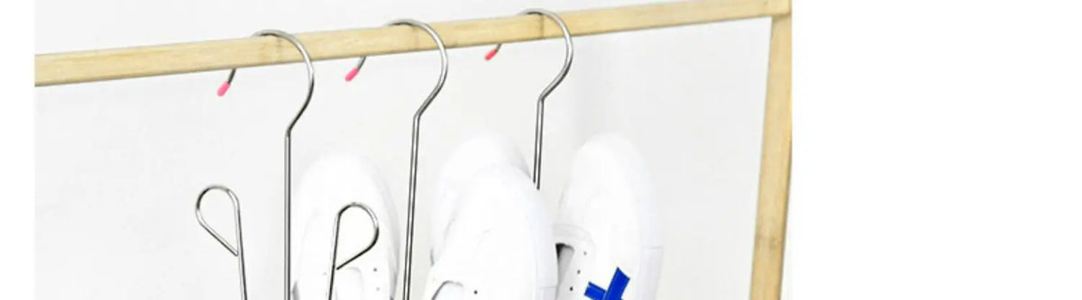 4/6pcs Windproof Rust Resistant Stainless Steel Shoe Drying