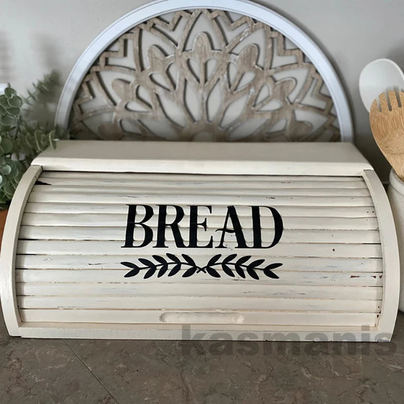 Bread Box Vinyl Sticker Bread Box Storage Label