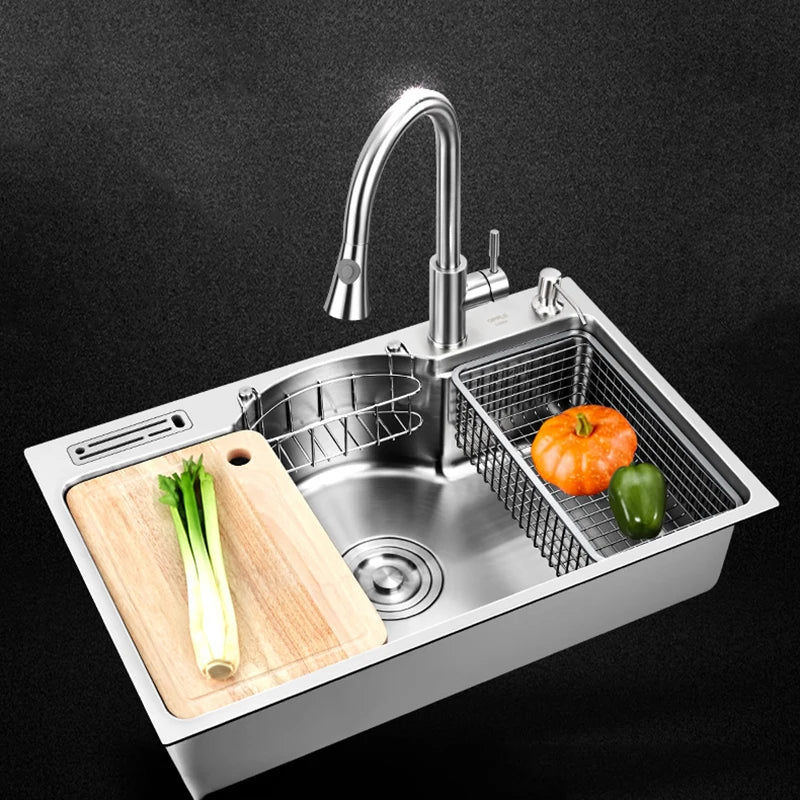 Sink Stainless Steel 2mm Thickness Brushed Sinks Bowl