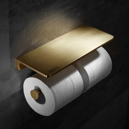 Bathroom Towel Rack Corner Shelf Paper Holder Hook