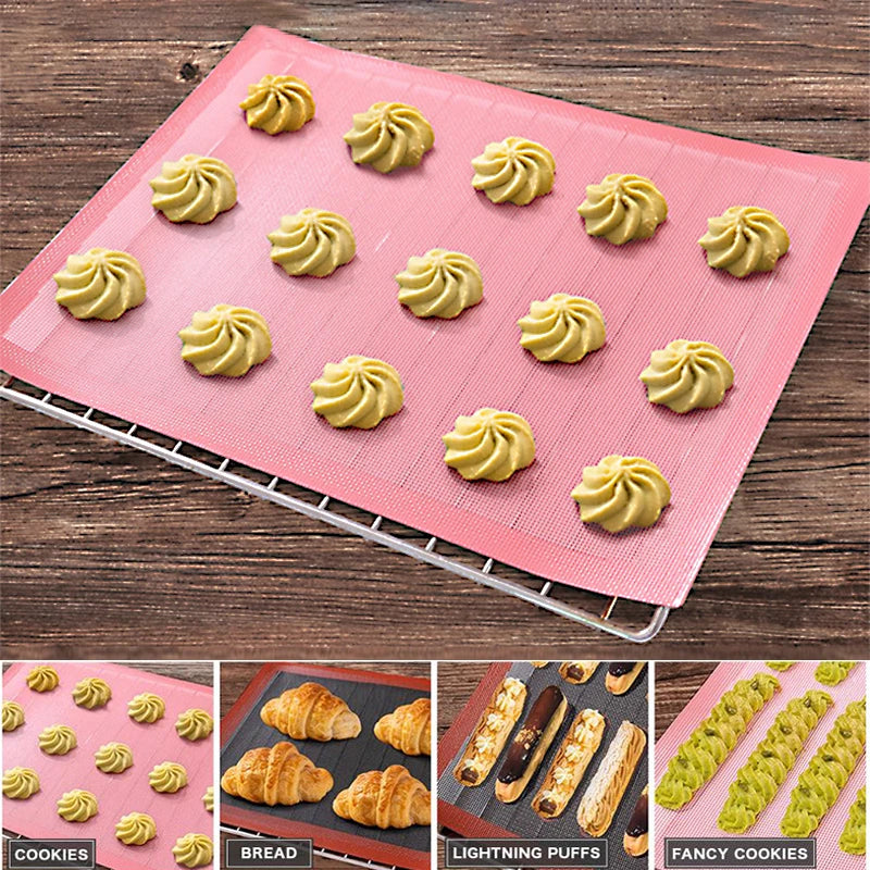 Perforated Silicone Baking Mat Oven Sheet Liner Heat