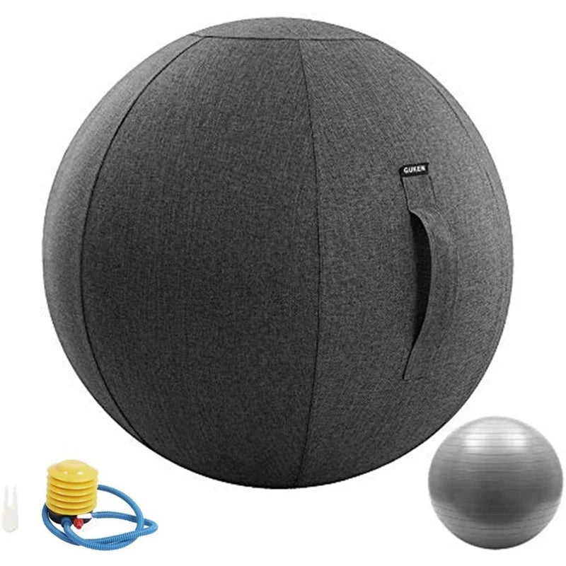 Sports Yoga Balls Handle & Cover & Pump