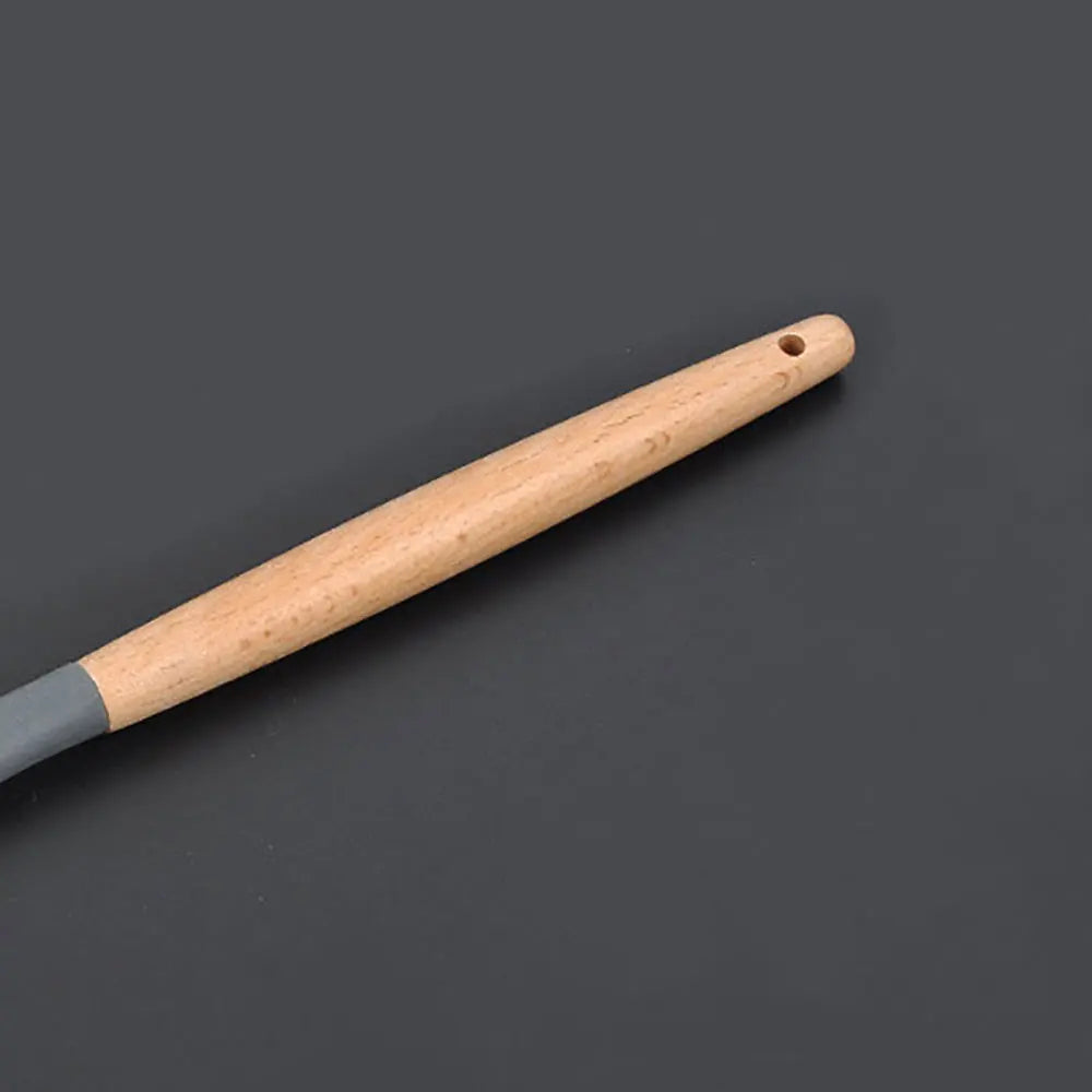 Silicone World Cooking Kitchenware Silicone Utensils Wooden