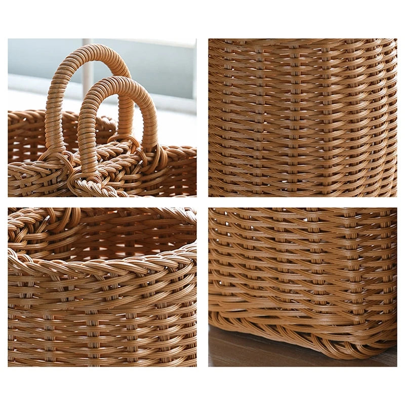 Organizer Wall Hanging Storage Basket Woven Basket Decorative