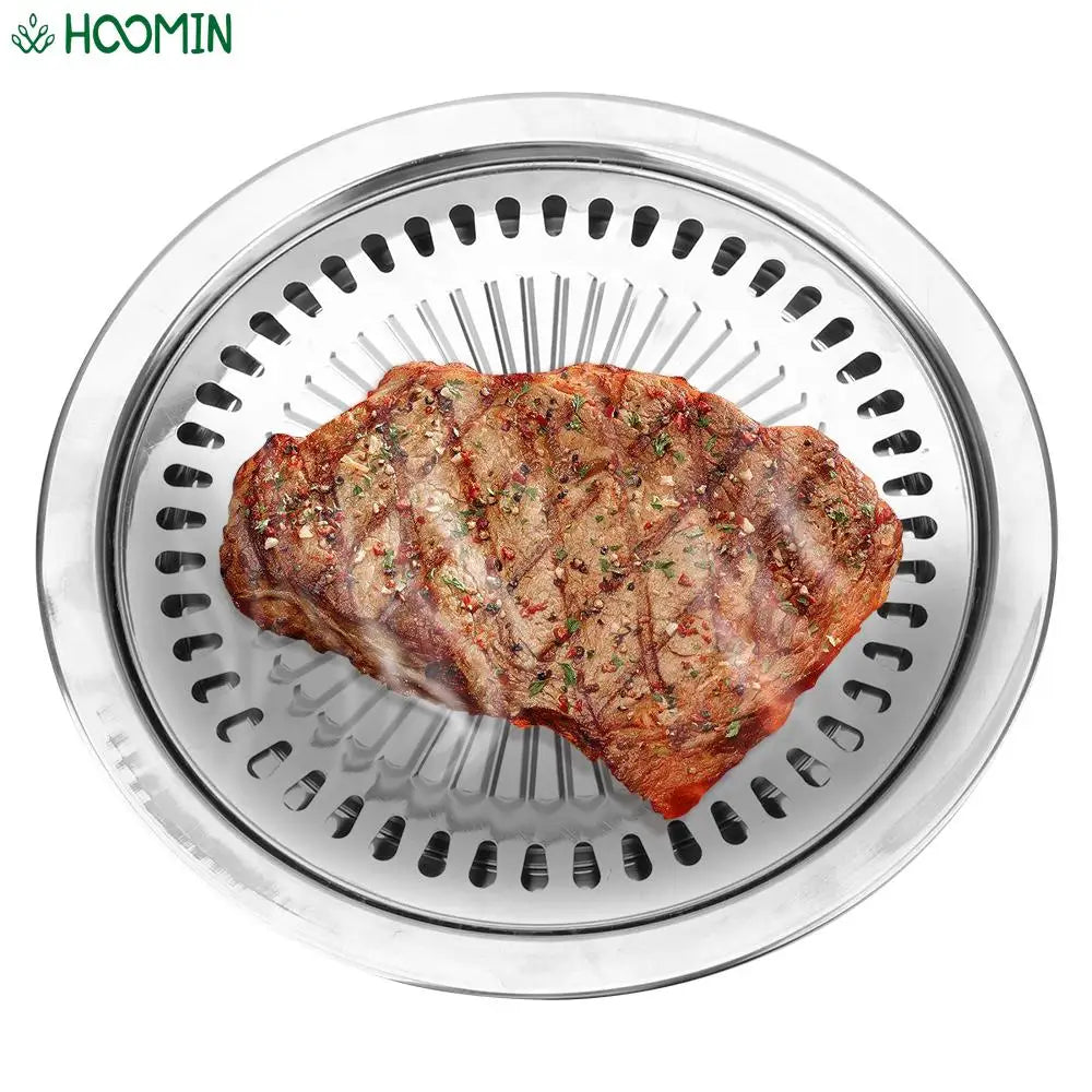 Smokeless Barbecue Grill Pan Non-Stick Gas Stove Plate