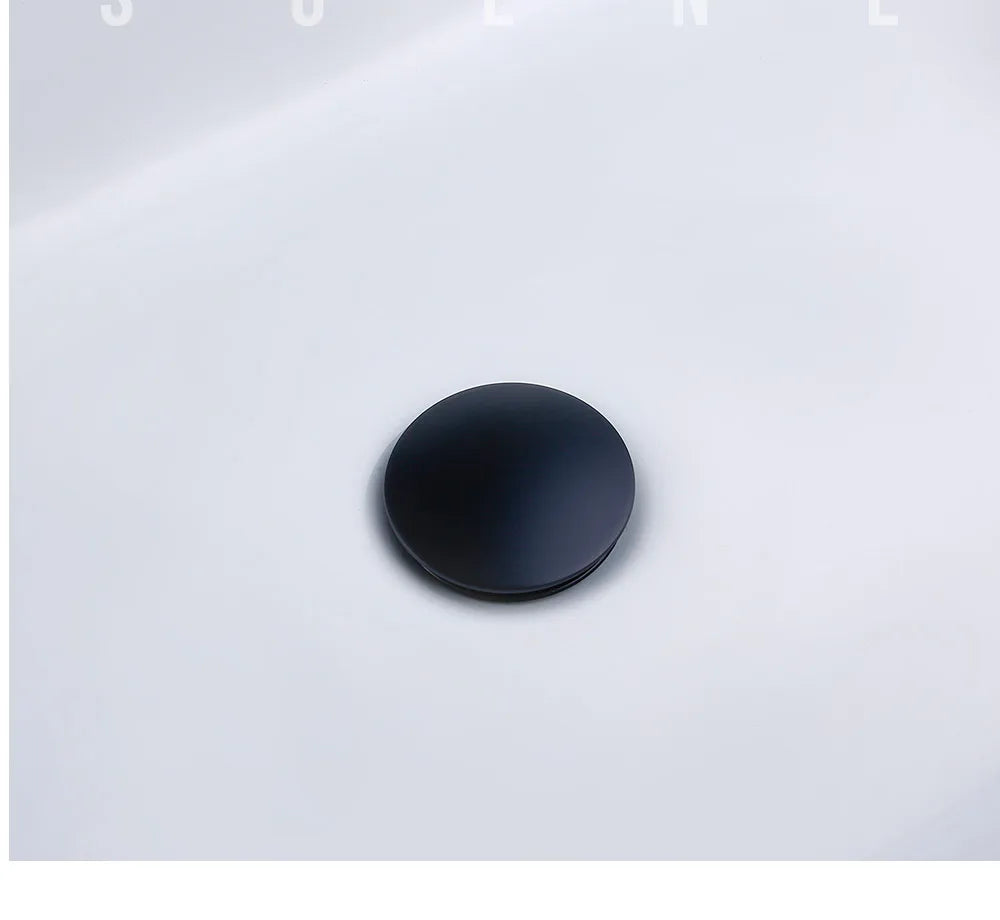 Bathroom Basin Gunmetal Pop-Up Drain Waste Stopper Sink