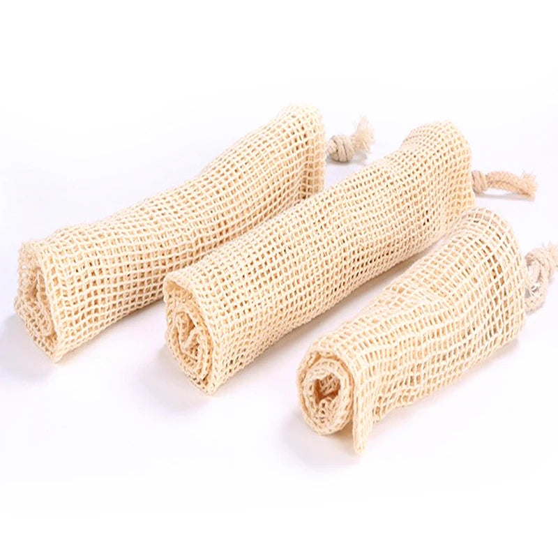 Reusable Cotton Mesh Produce Bags Vegetable Fruit Food