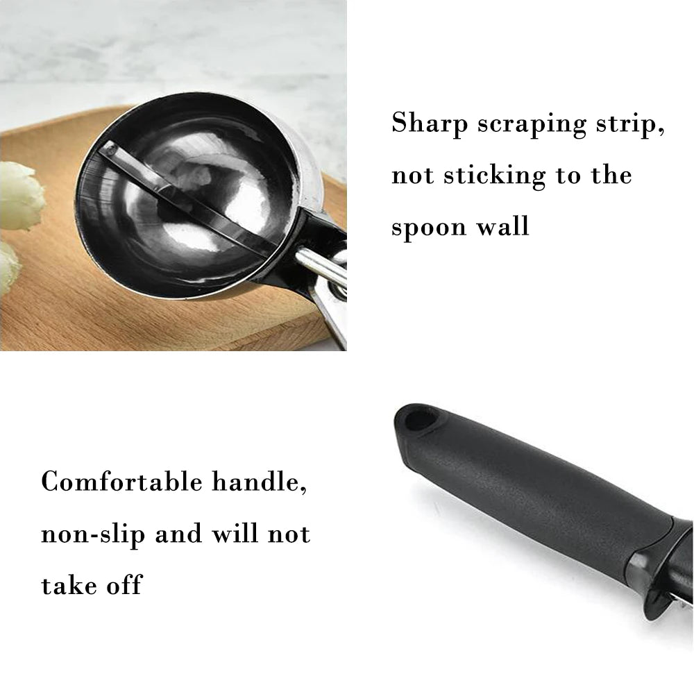 Stainless Steel Ice Cream Scoop Ice Ball Maker