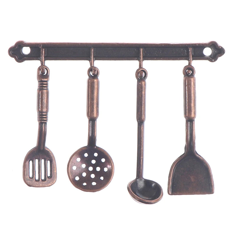 1/12 Dollhouse Miniature Mini Shovel Soup Spoon Storage
