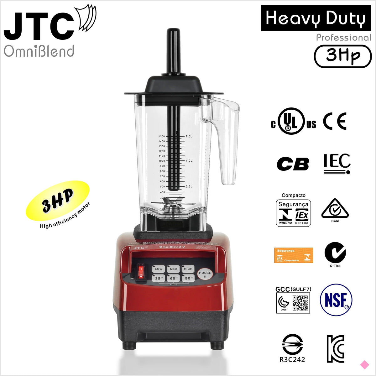 2238w Commercial Blender Jtc Omniblend Professional Mixer Juicer
