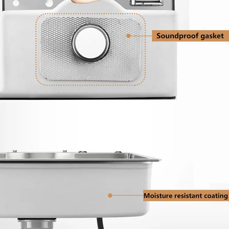 Sink Stainless Steel 2mm Thickness Brushed Sinks Bowl