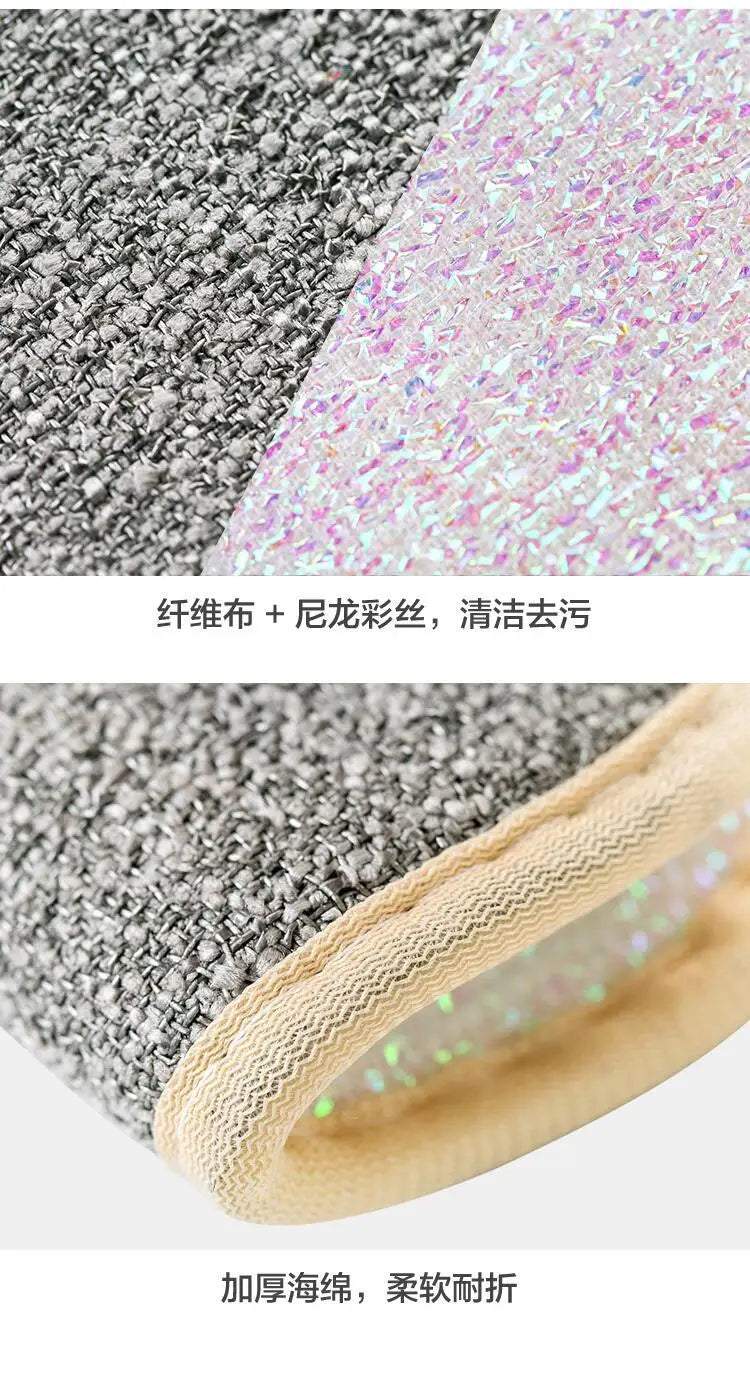 Sponge Rag Cleaning Cloth Washing Dishs Supplies Double