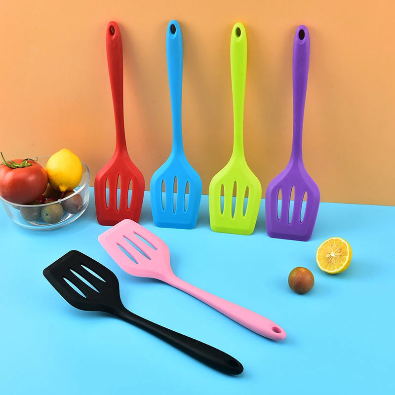 Silicone Turner Spatula Fried Shovel Egg Fish Frying