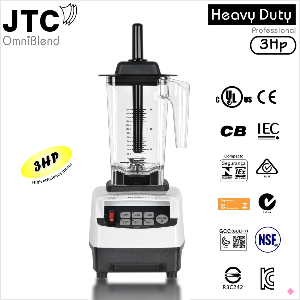 2238w Commercial Blender Jtc Omniblend Professional Mixer Juicer