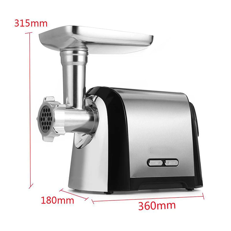 Heavy Duty 3200w Electric Meat Grinder Automatic Stainless