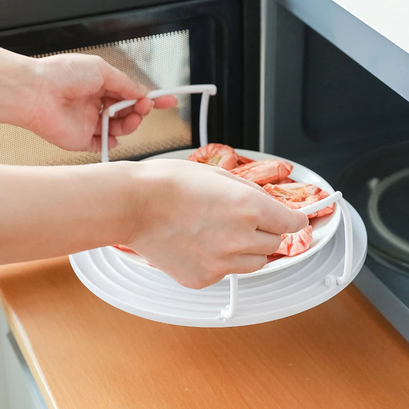 Microwave Storage Rack Meal Heating Tiered Steaming Rack